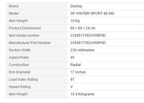 Dunlop Tires