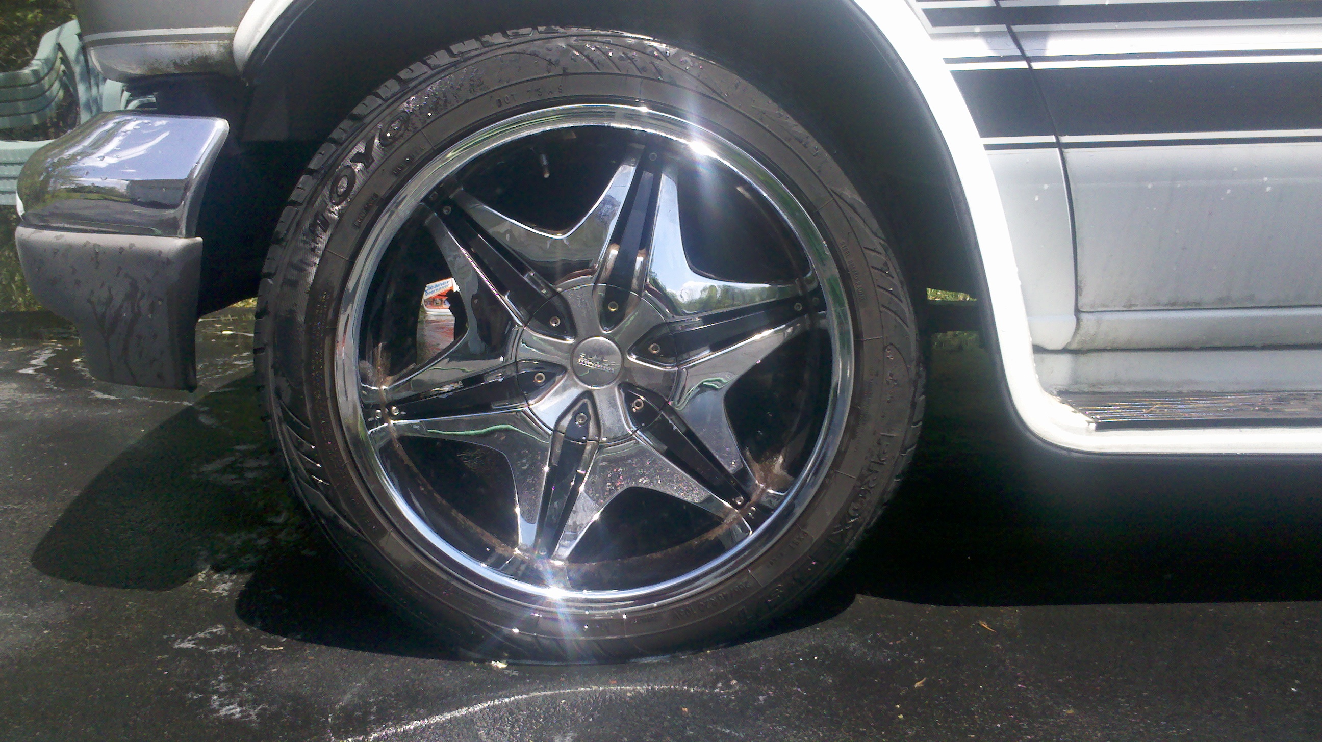RIMS WITH USED TIRES