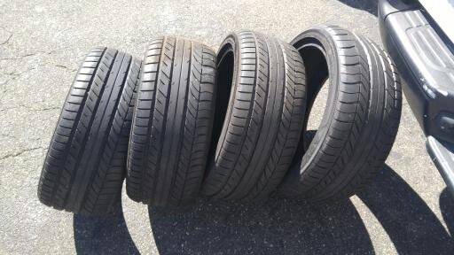 4 Tires Lined up