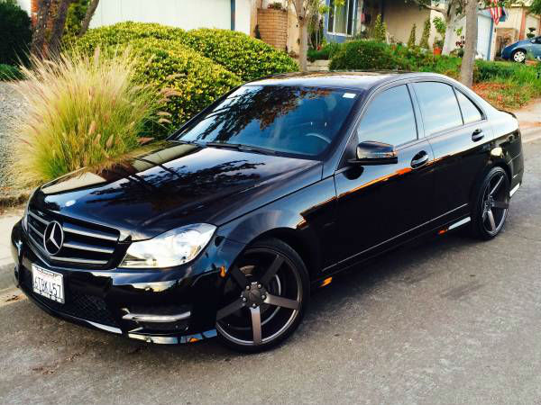 On 2012 Benz c250s