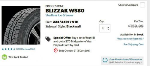 blizzack tires