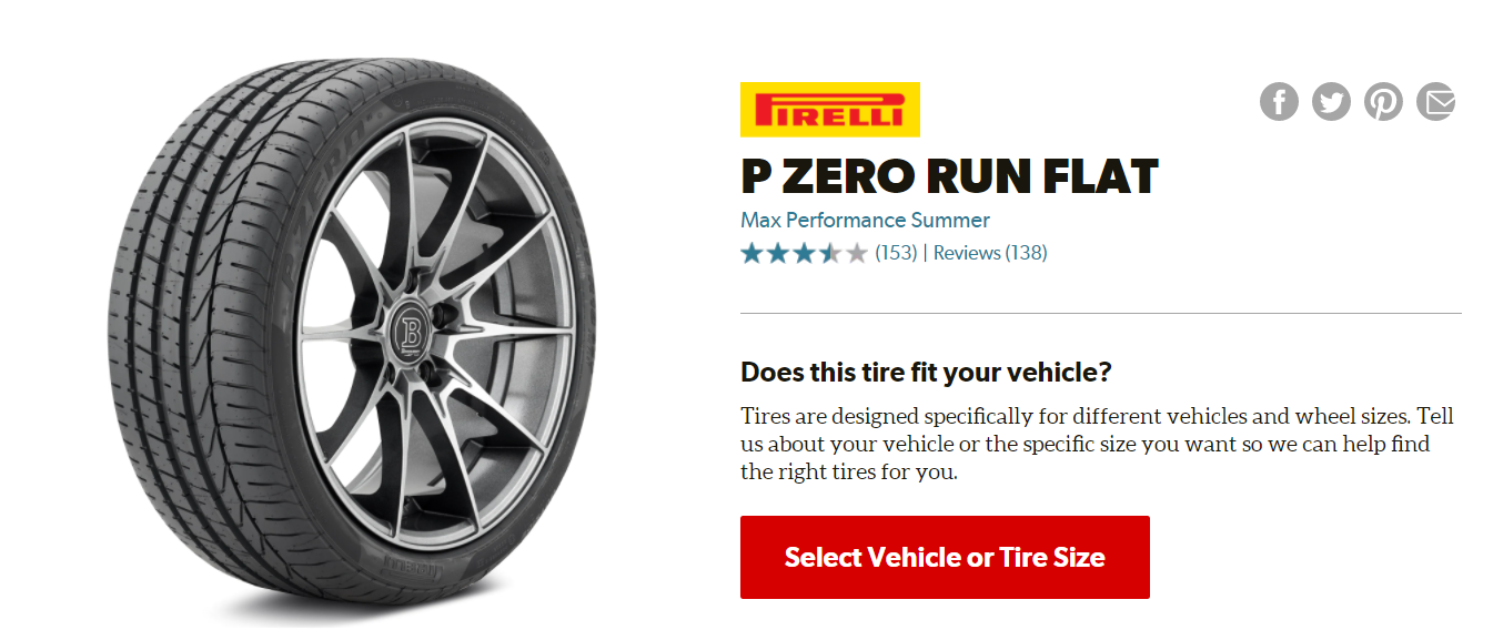 Pirelli P Zero Run Flat