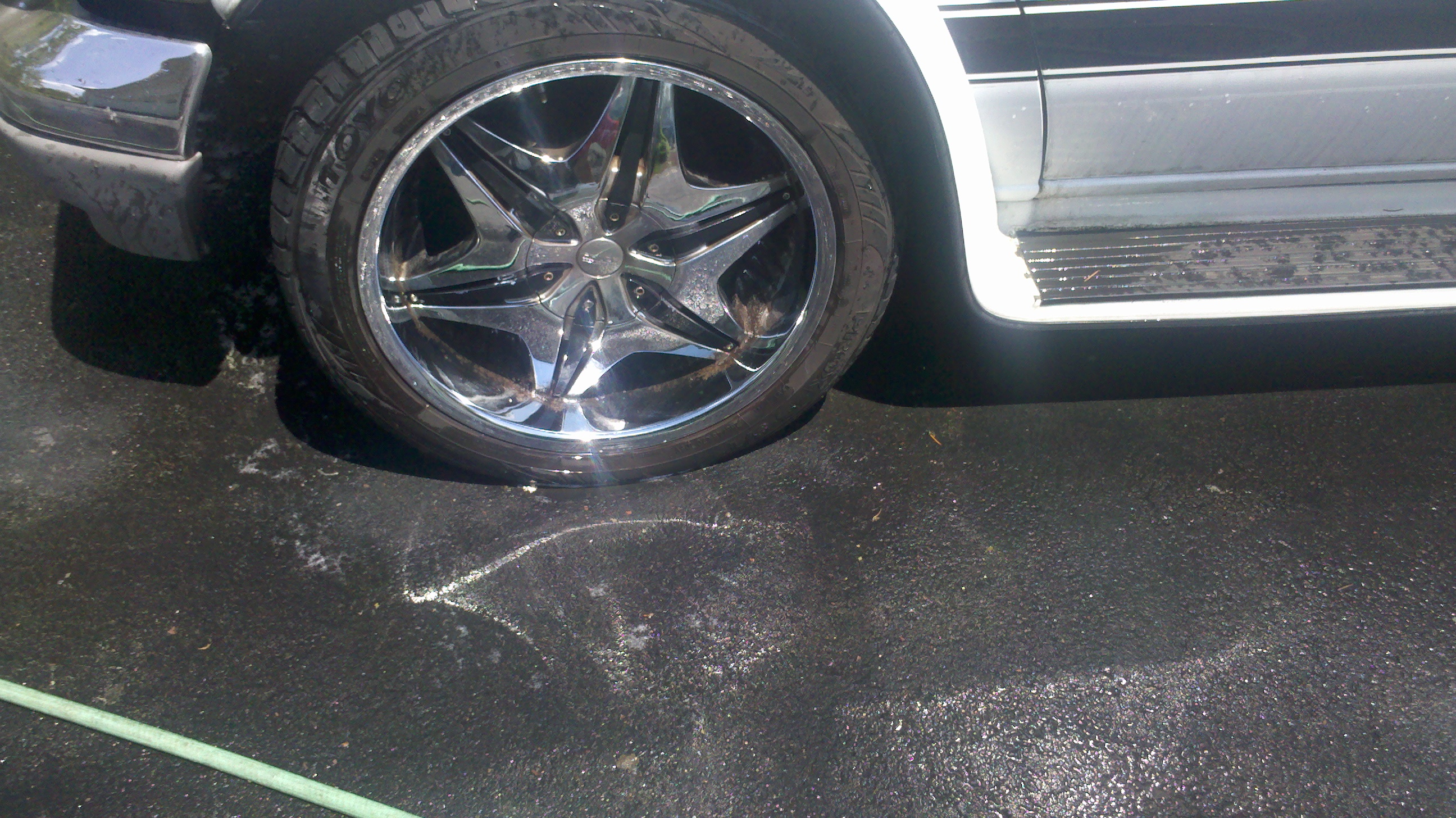 RIMS WITH USED TIRES