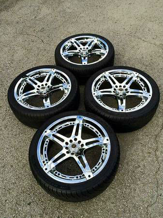 Set of 4 Rims and Tires