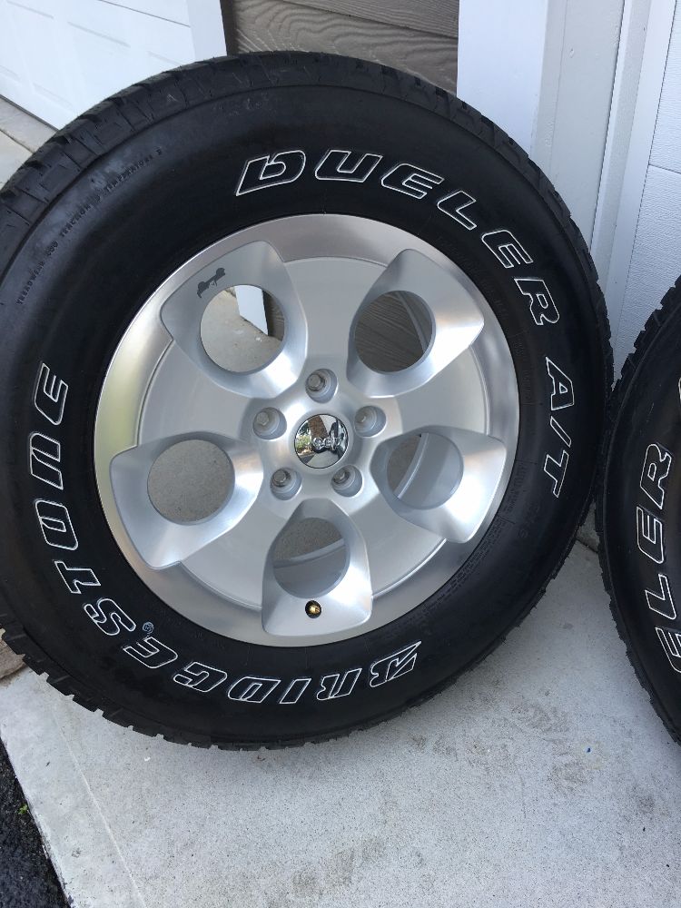 Tire closeup
