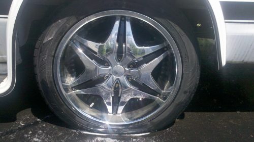 RIMS WITH USED TIRES