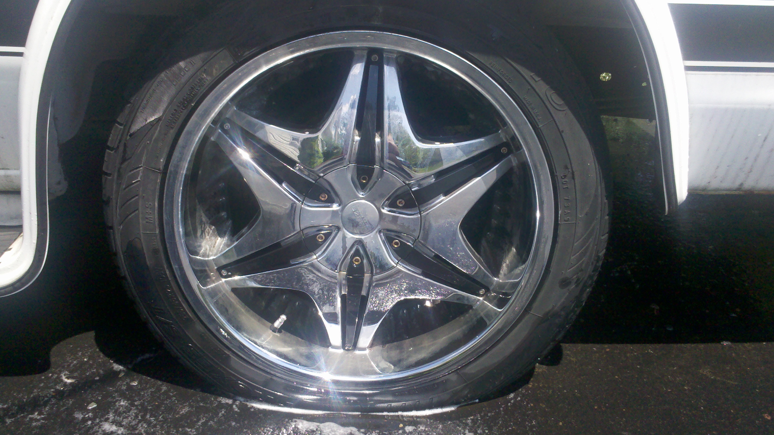 RIMS WITH USED TIRES