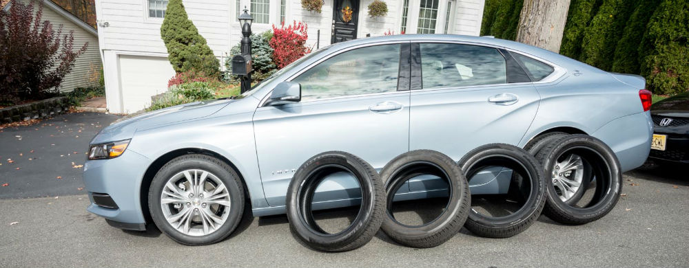 Tires are Came off a shworoom 2015 Chevy Impala