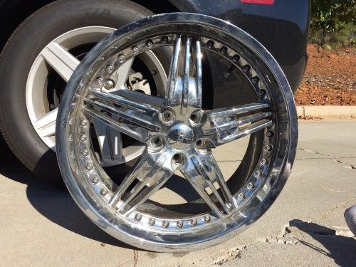 22" chrome Foose rims