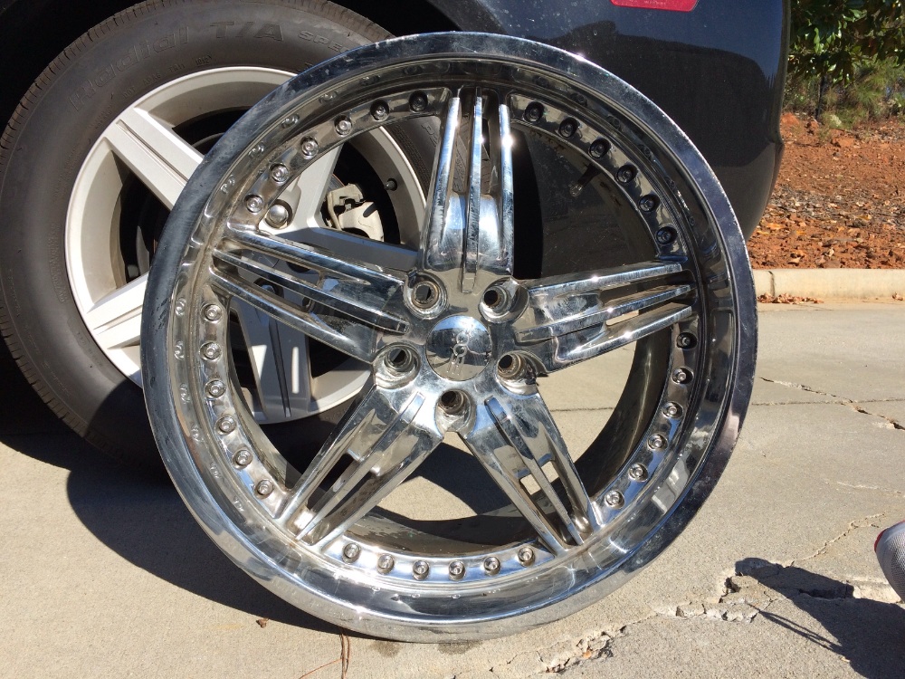 22" chrome Foose rims