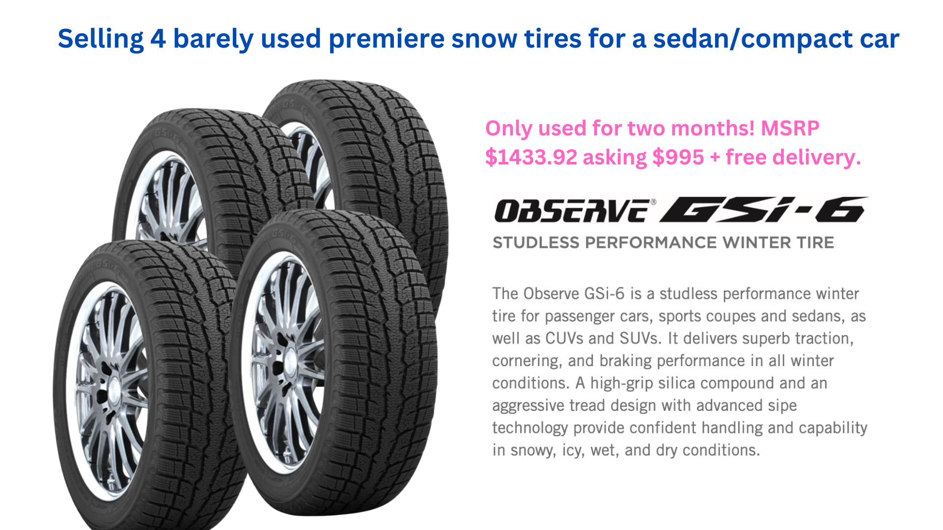 First picture tires